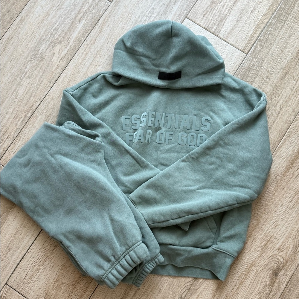 Essentials Mint Green Hoodie